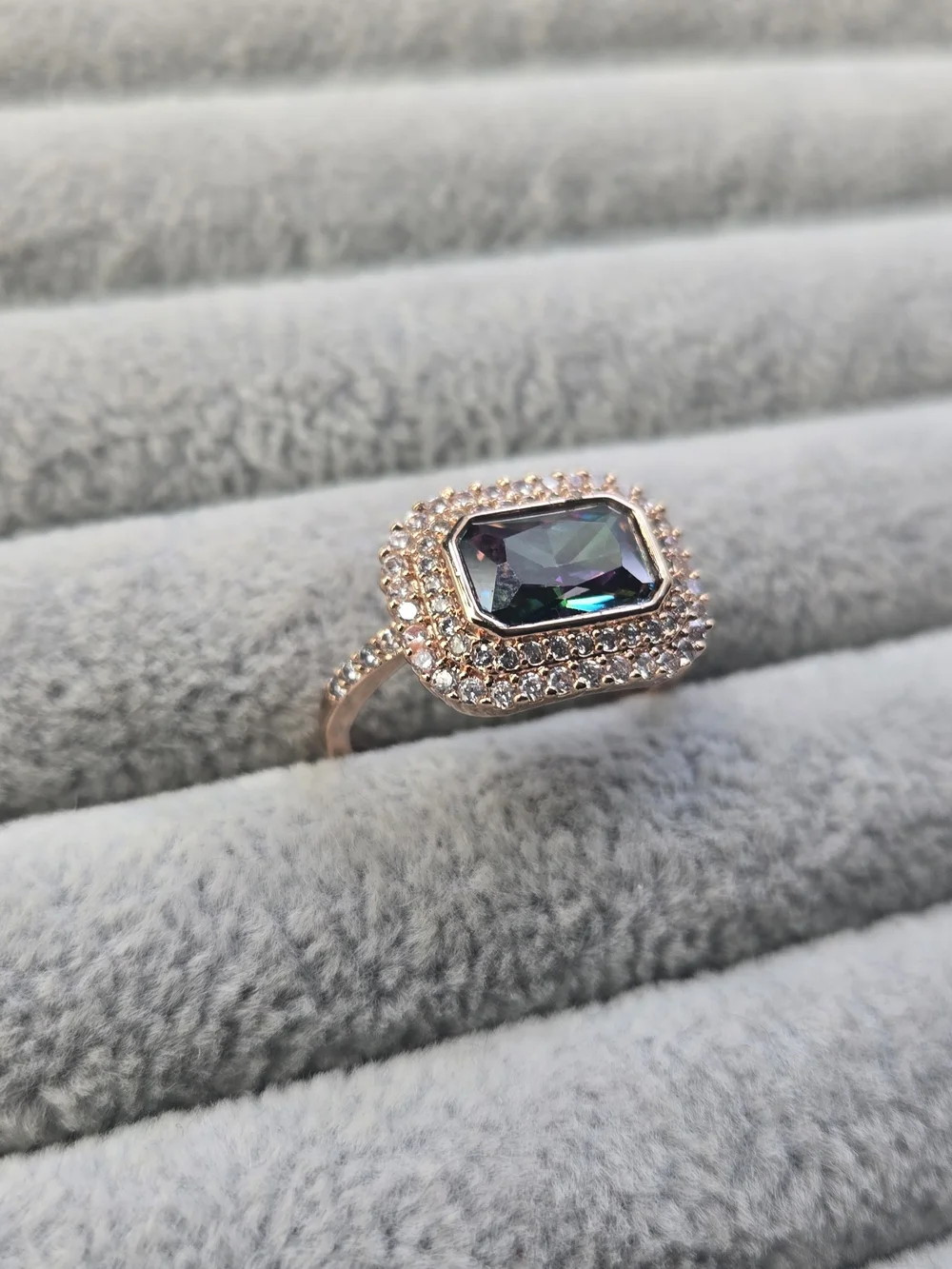 Size 8 Raimbow Topaz Imagine This RBP6387 June Rose Gold Plated Bomb Party